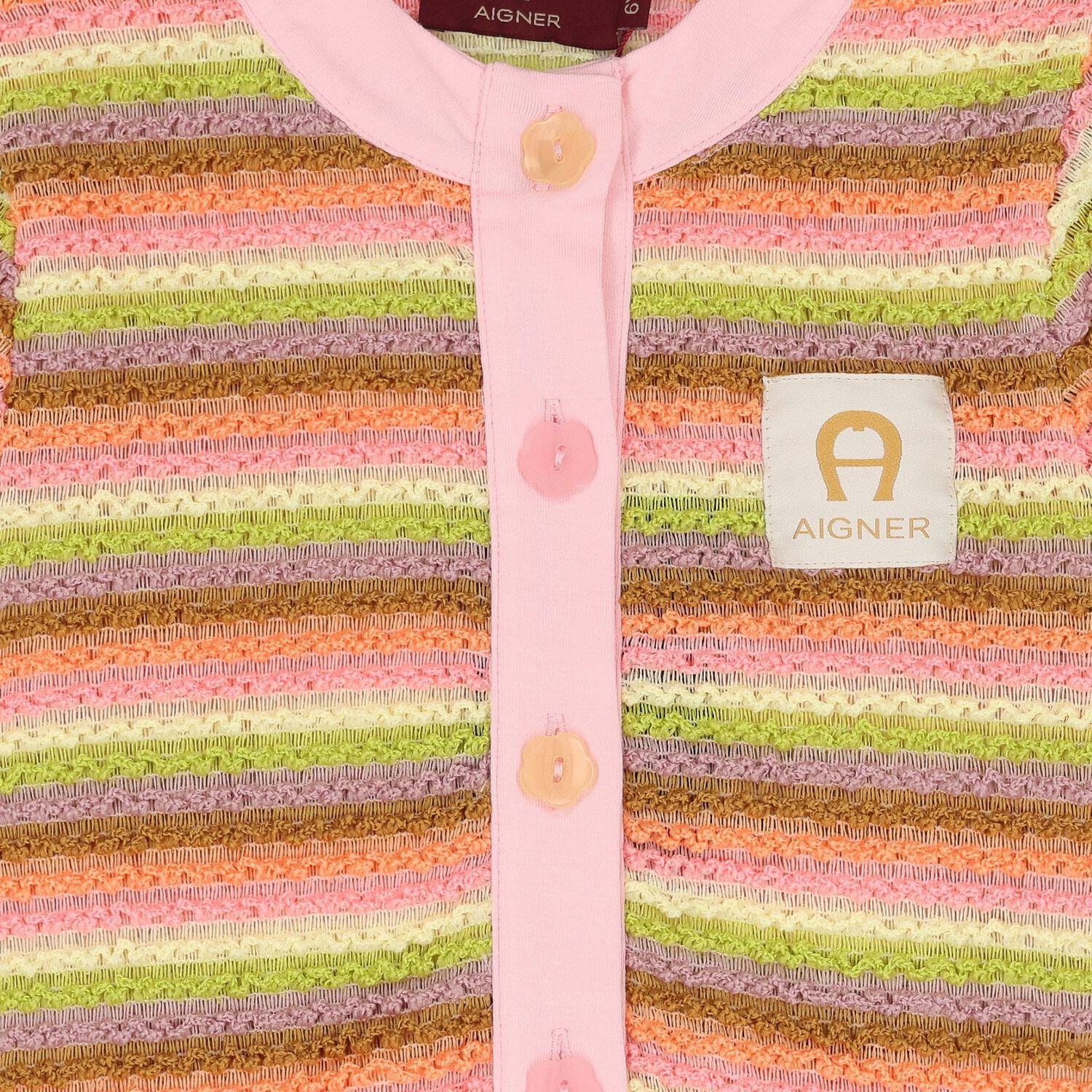 Girls Multi-Coloured Crochet Top, 1, hi-res image number null