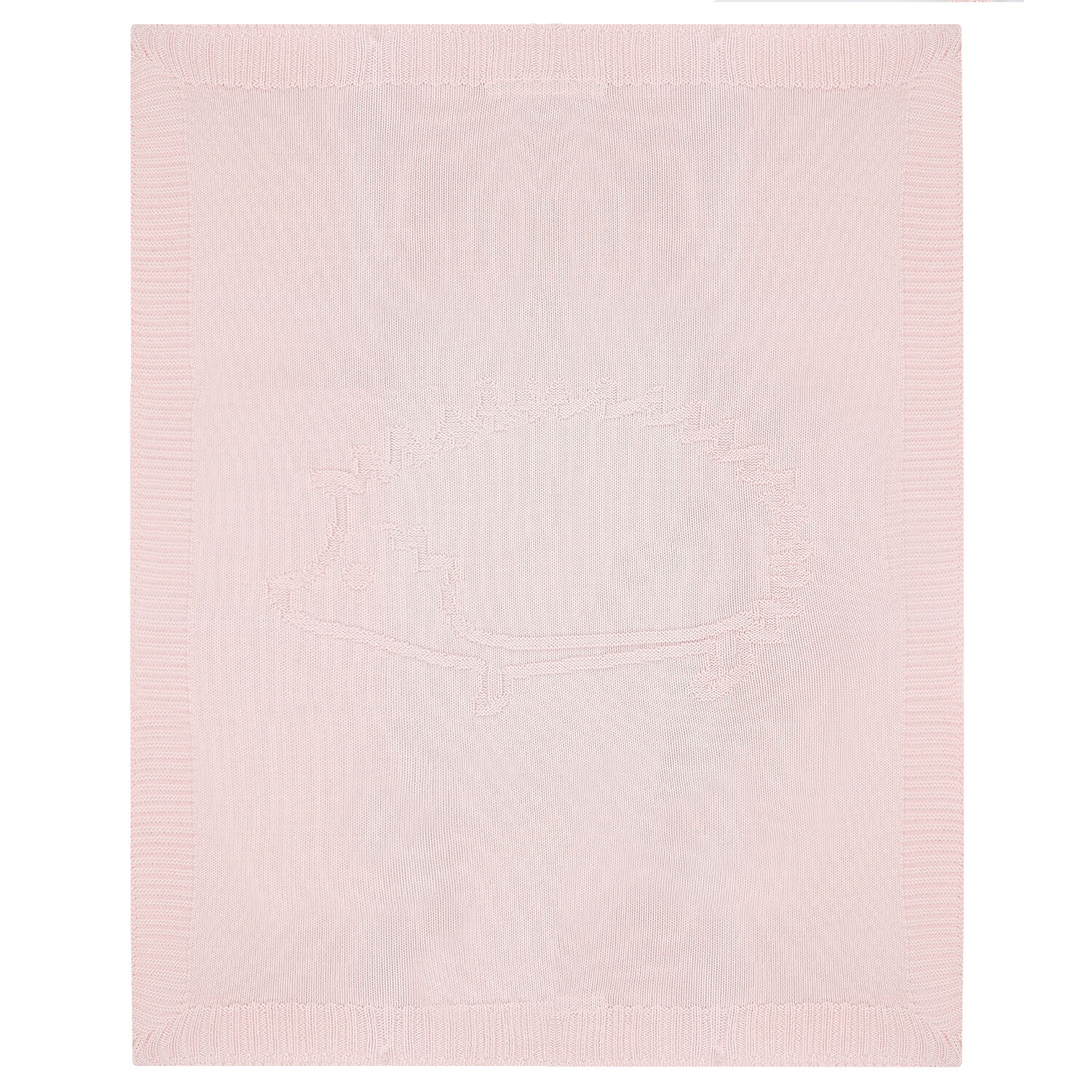 Baby Girls Pink Knitted Blanked, 1, hi-res image number null