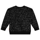 Black Logo Sweatshirt, 1, hi-res