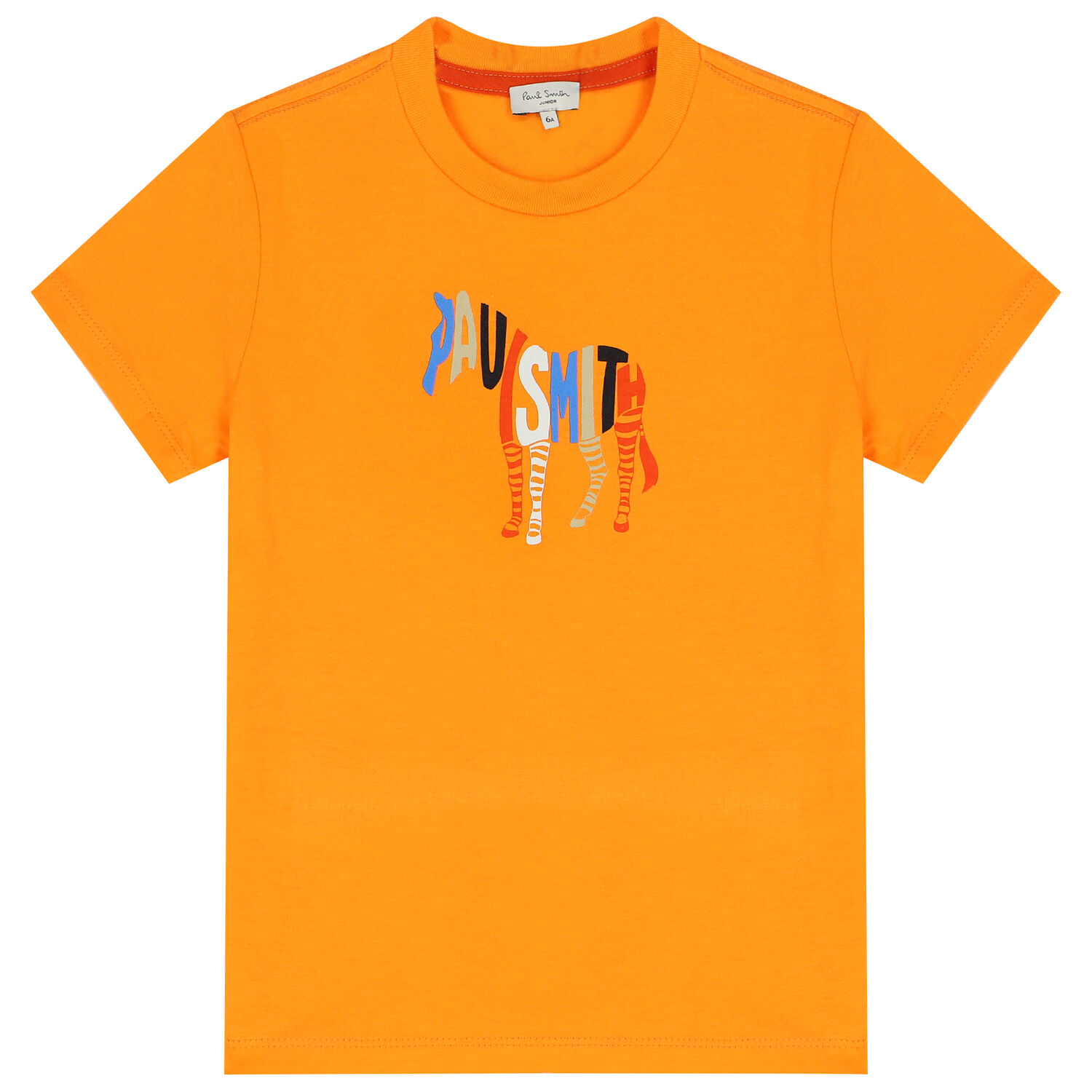 Boys Orange Logo T-Shirt, 2, hi-res