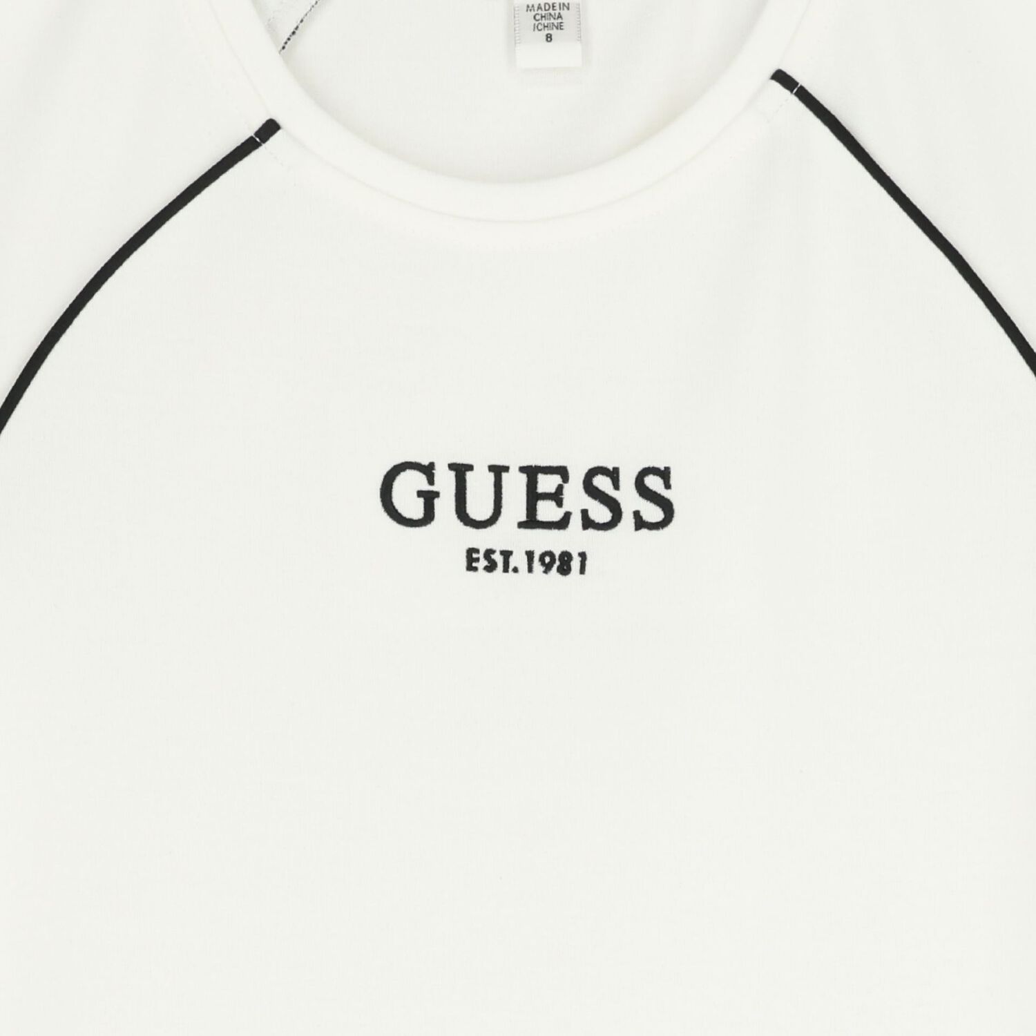Girls Ivory Logo Dress, 1, hi-res