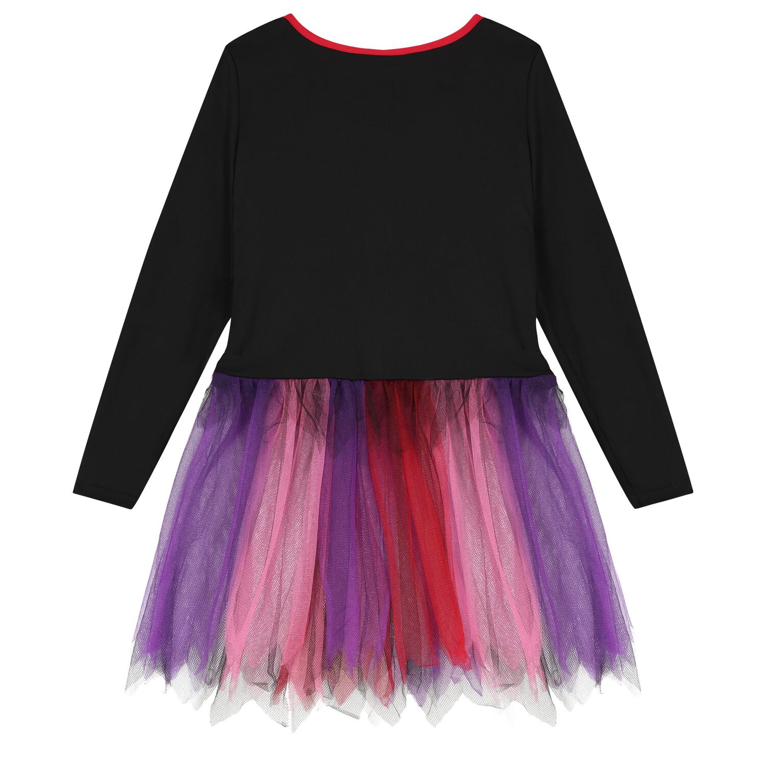 Girls Black Halloween Dia De Los Muertos Costume, 1, hi-res image number null