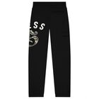 Boys Black Logo Joggers, 1, hi-res