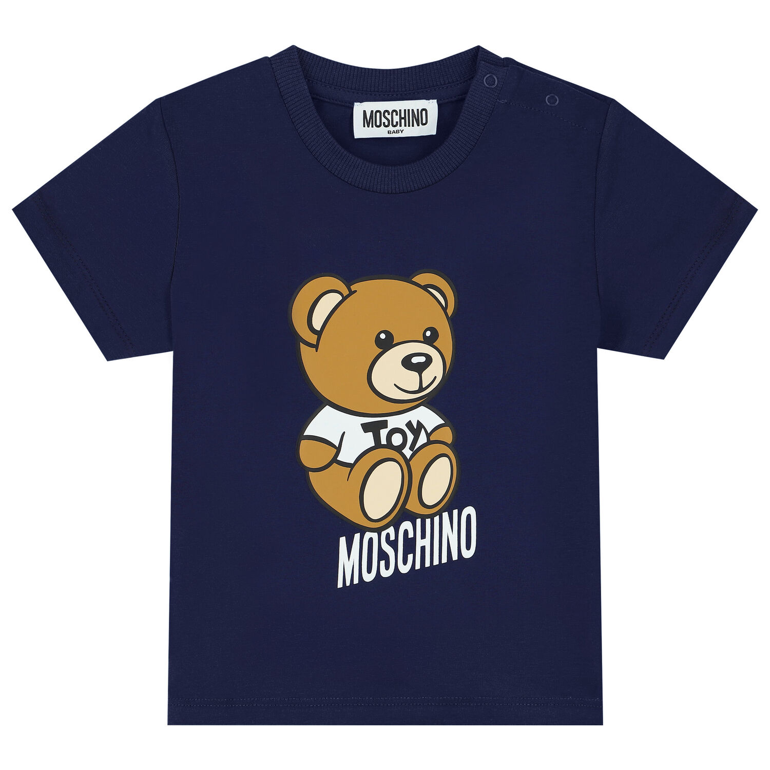Navy Blue Teddy Bear Logo T-Shirt, 2, hi-res