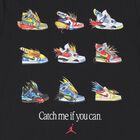 Boys Black Jordan Logo T-Shirt, 1, hi-res