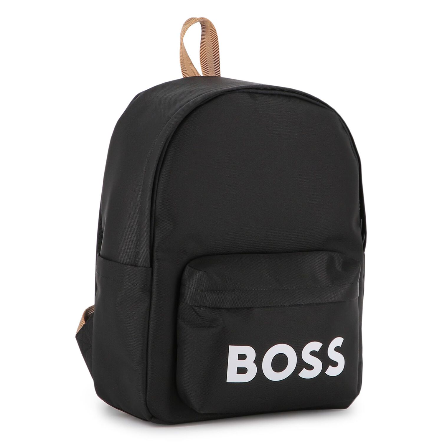 Boys Black Logo Backpack, 1, hi-res image number null