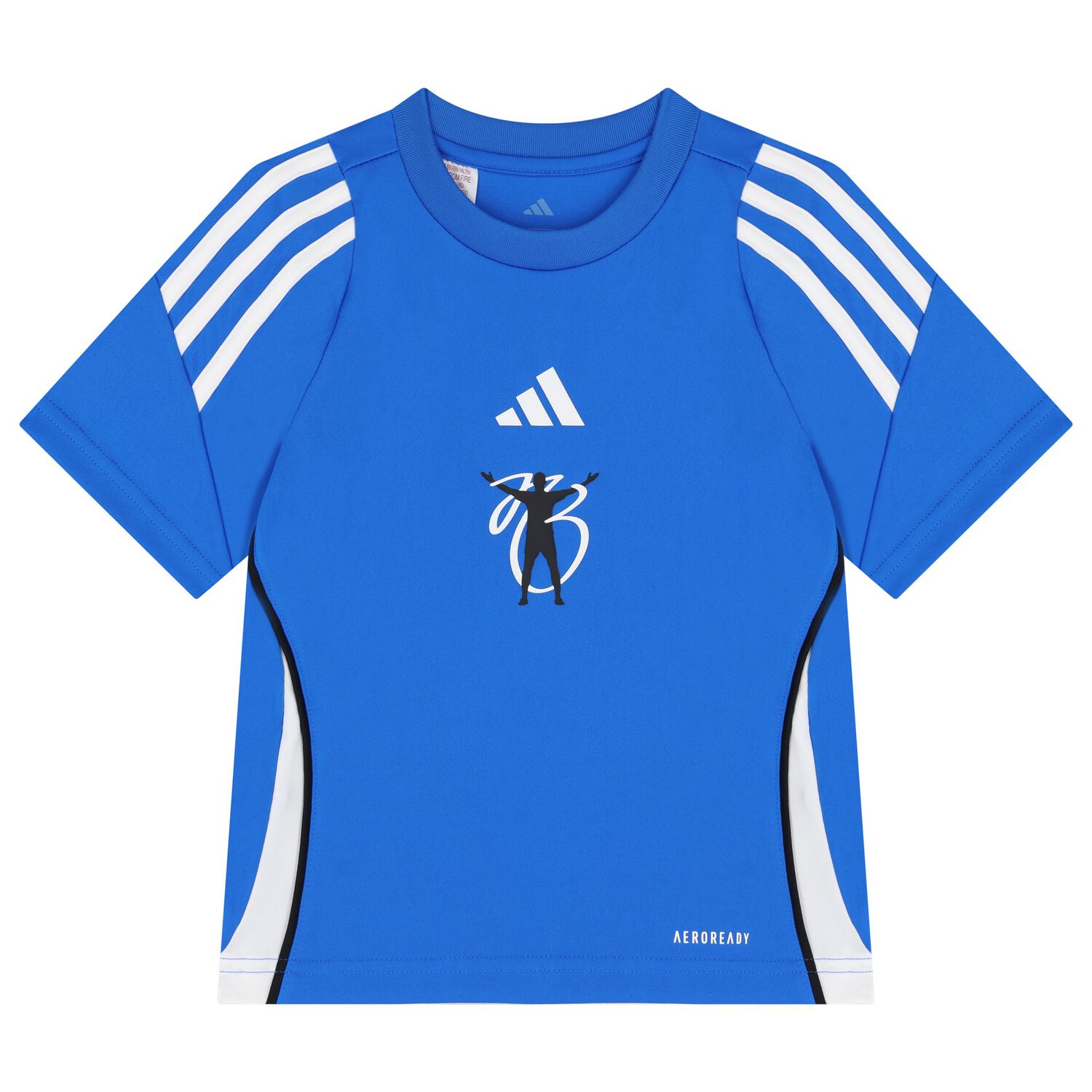 Blue & White Logo T-Shirt, 1, hi-res