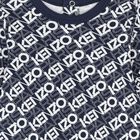 Navy Blue & White Logo Babygrows ( 2-Pack ), 1, hi-res