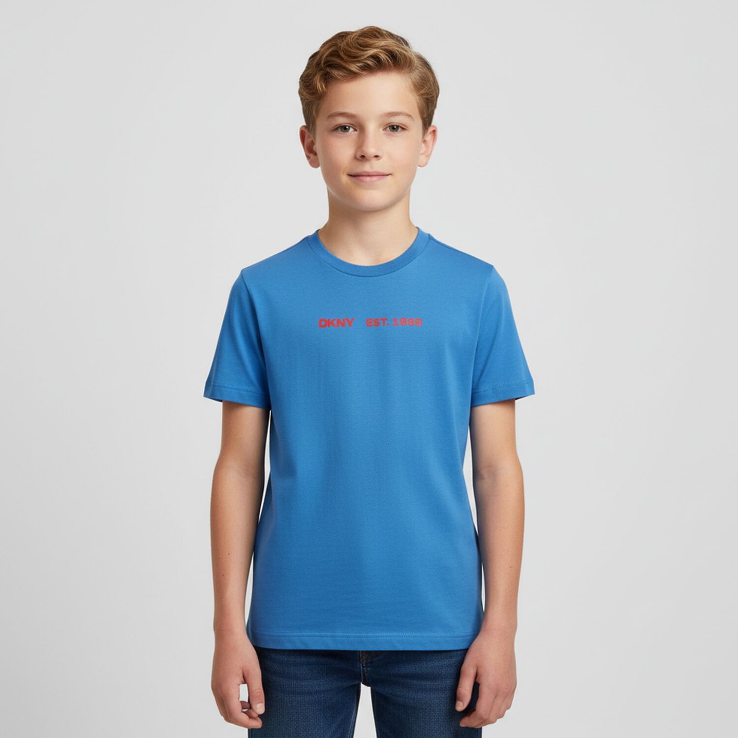 Boys Blue Logo T-Shirt, 1, hi-res image number null