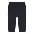 Baby Boys Navy Blue & White Logo Tracksuit Set, 1, hi-res