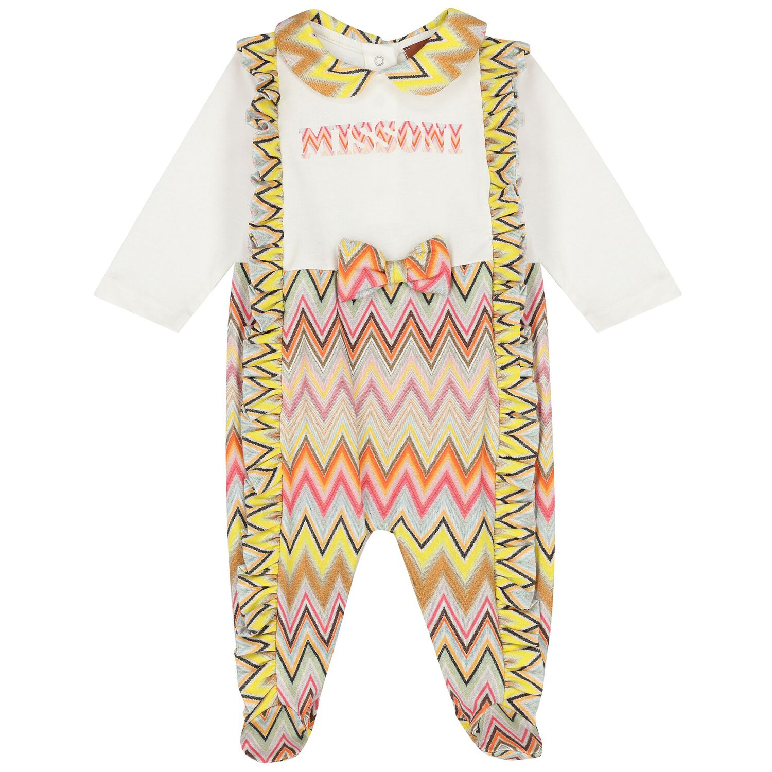 Baby Girls White Logo Babygrow Gift Set, 1, hi-res