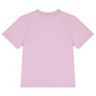 Girls Purple Logo T-Shirt, 2, hi-res