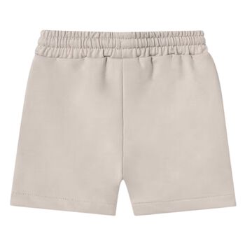 Younger Boys Beige Dinosaur Shorts