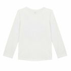 Girls White Printed Long Sleeve Top, 1, hi-res