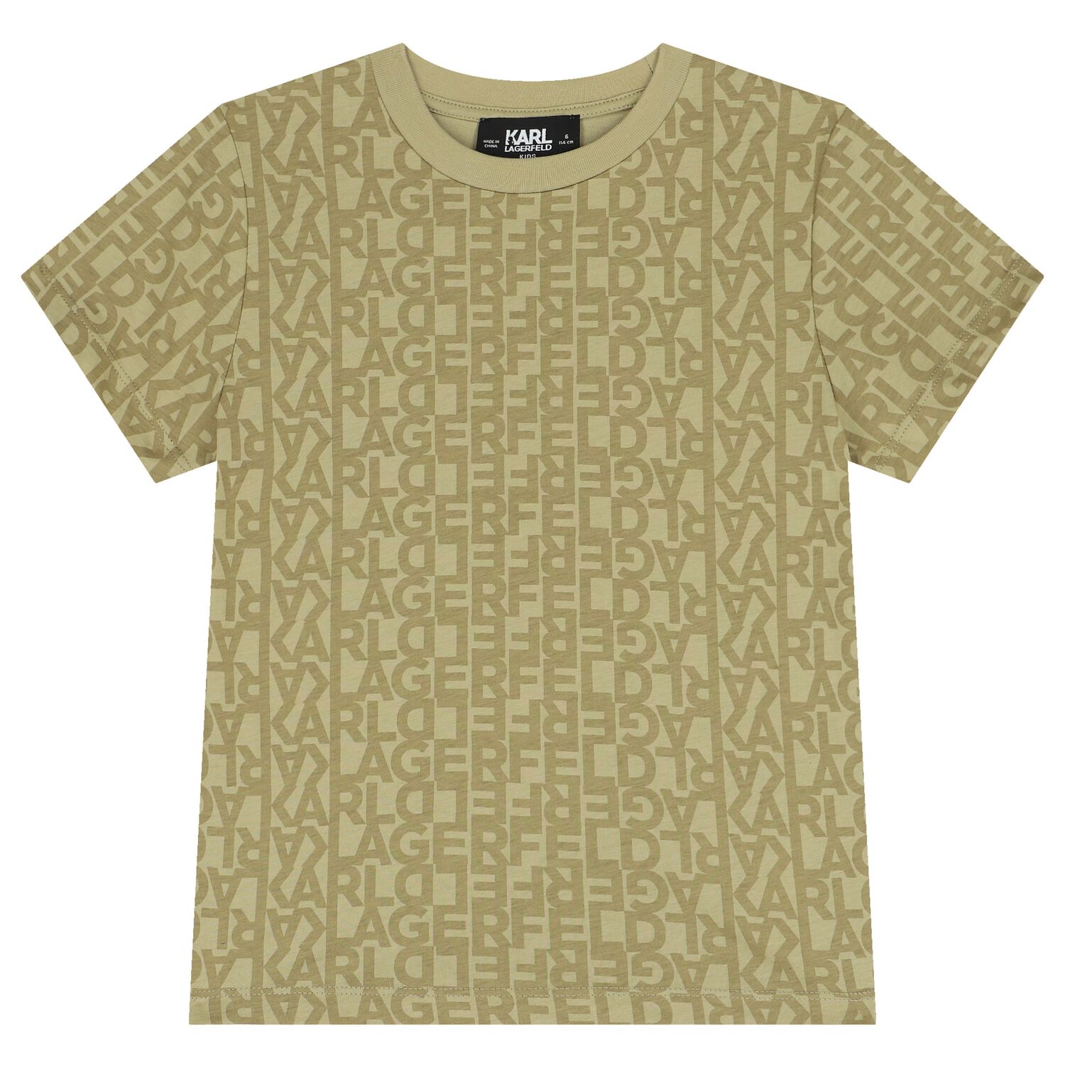 Boys Khaki Logo T-Shirt, 1, hi-res