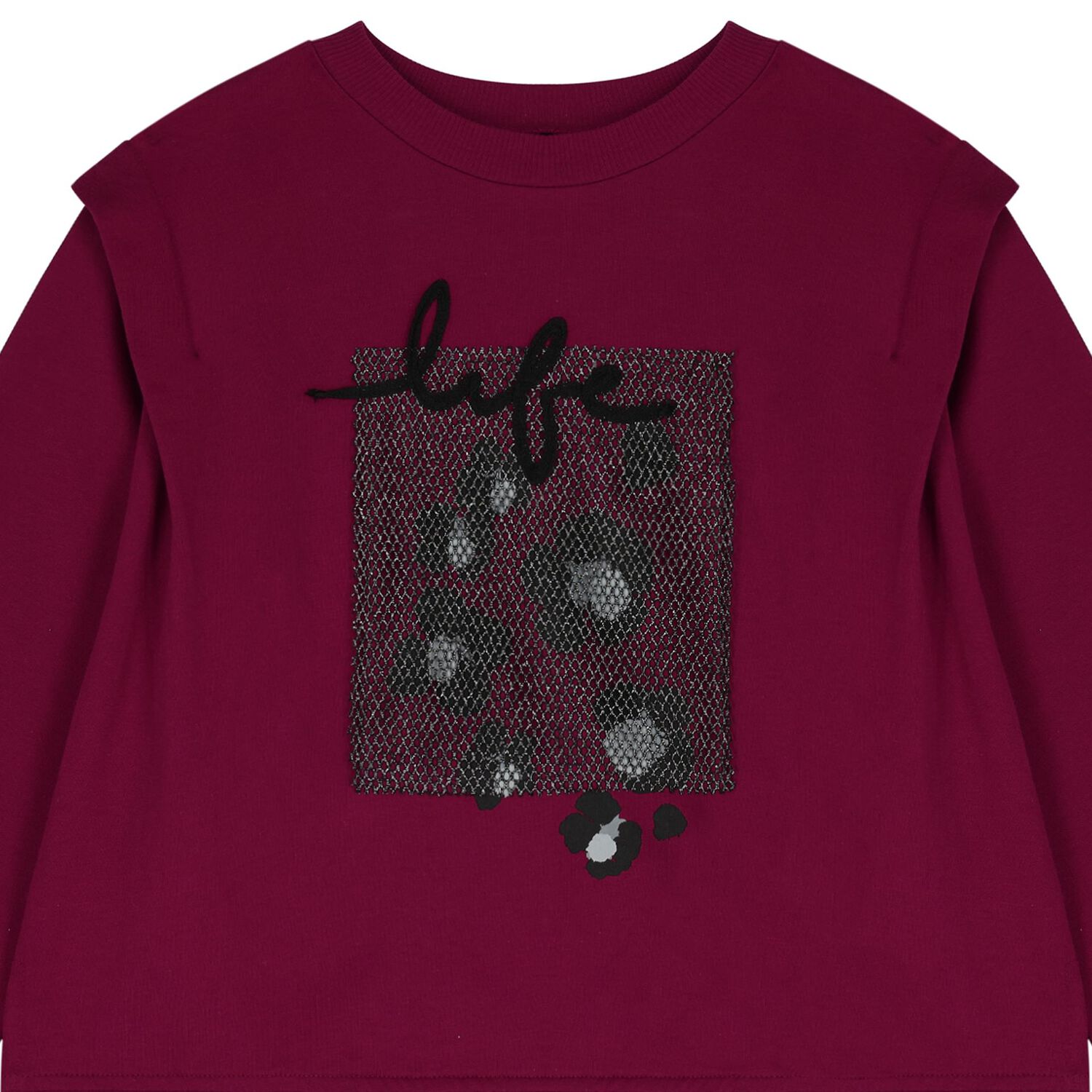 Girls Red & Black Leggings Set, 1, hi-res