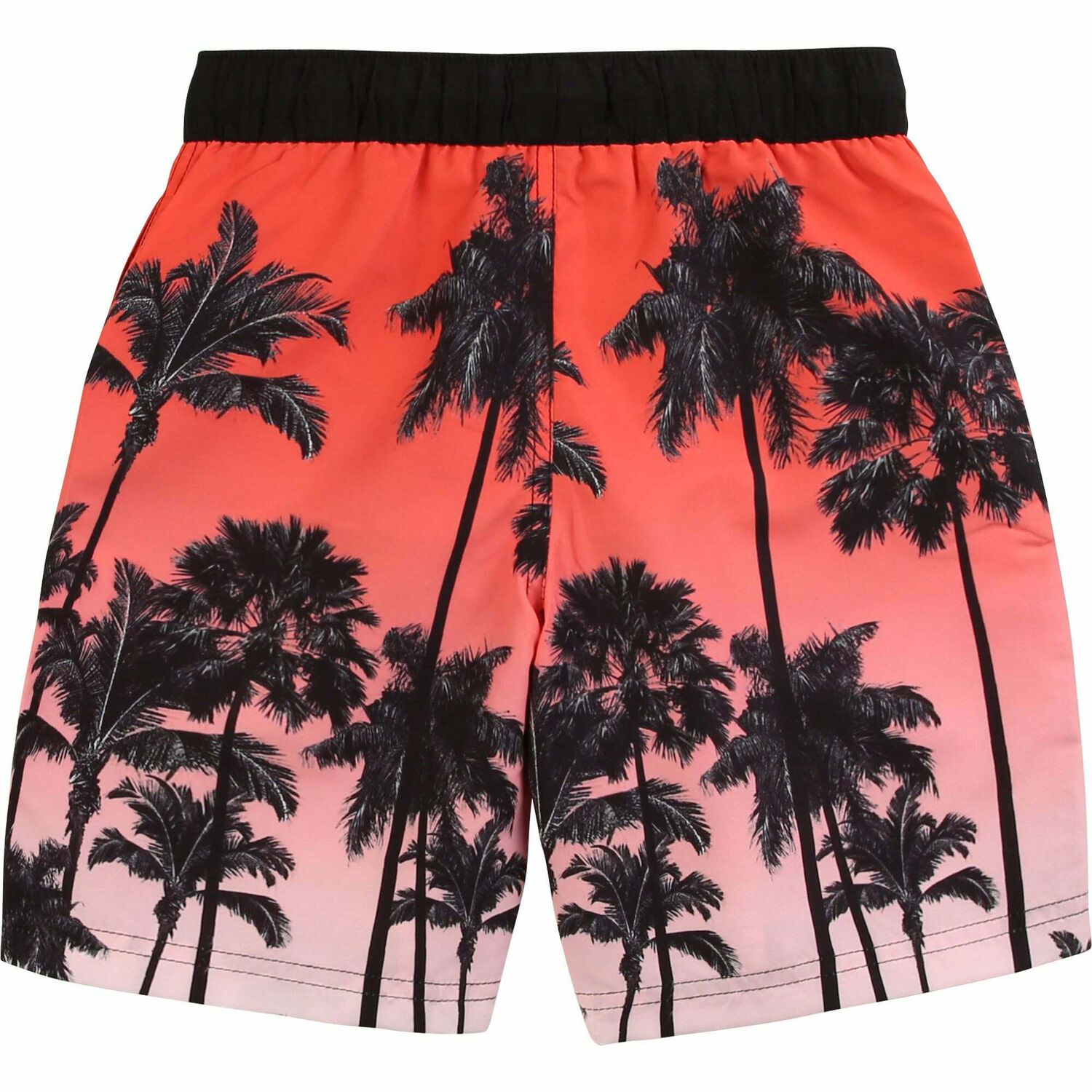 Boys Black & Orange Swim Shorts, 1, hi-res image number null