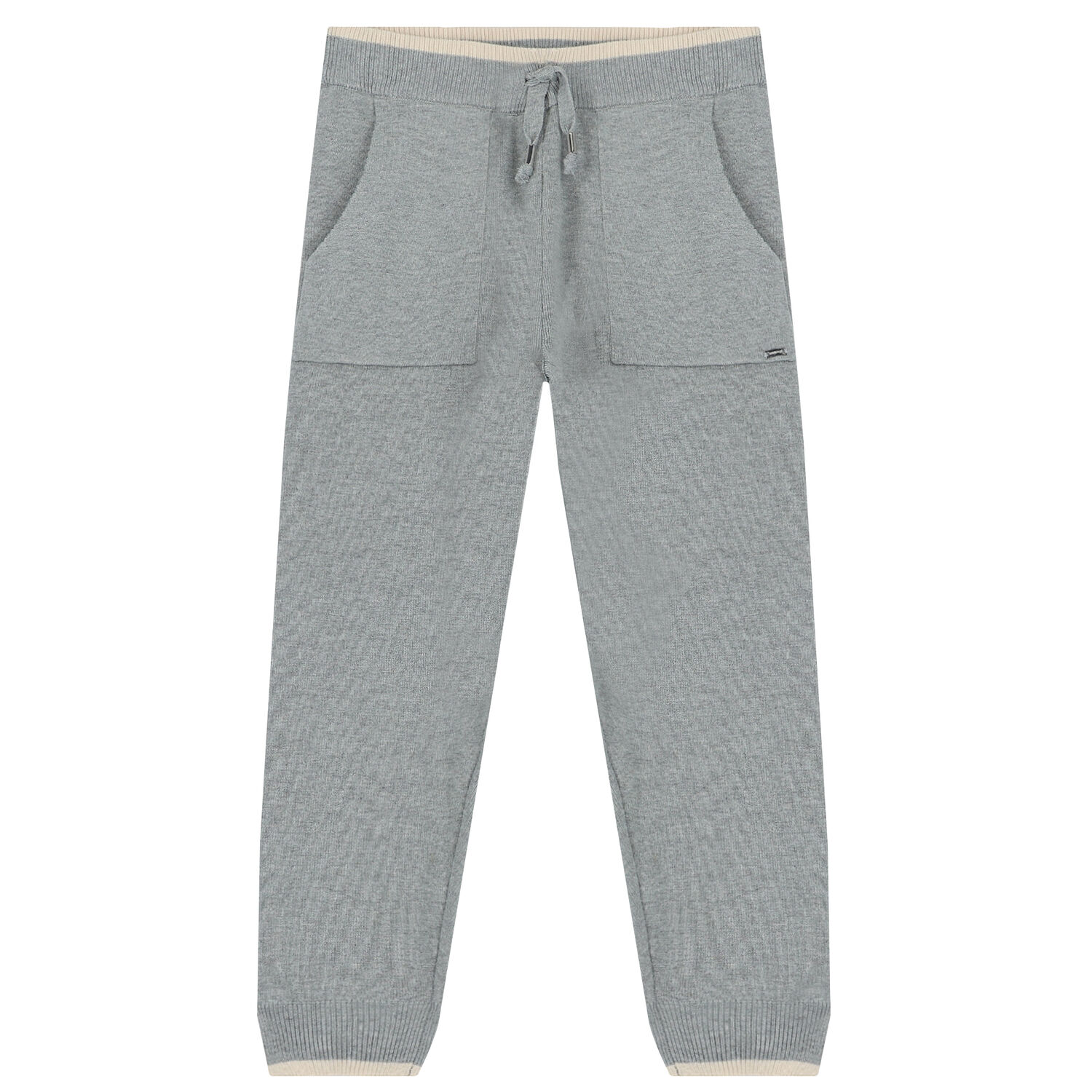 Girls Grey & Beige Tracksuit, 1, hi-res