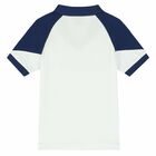 Boys White Logo Polo Shirt, 1, hi-res