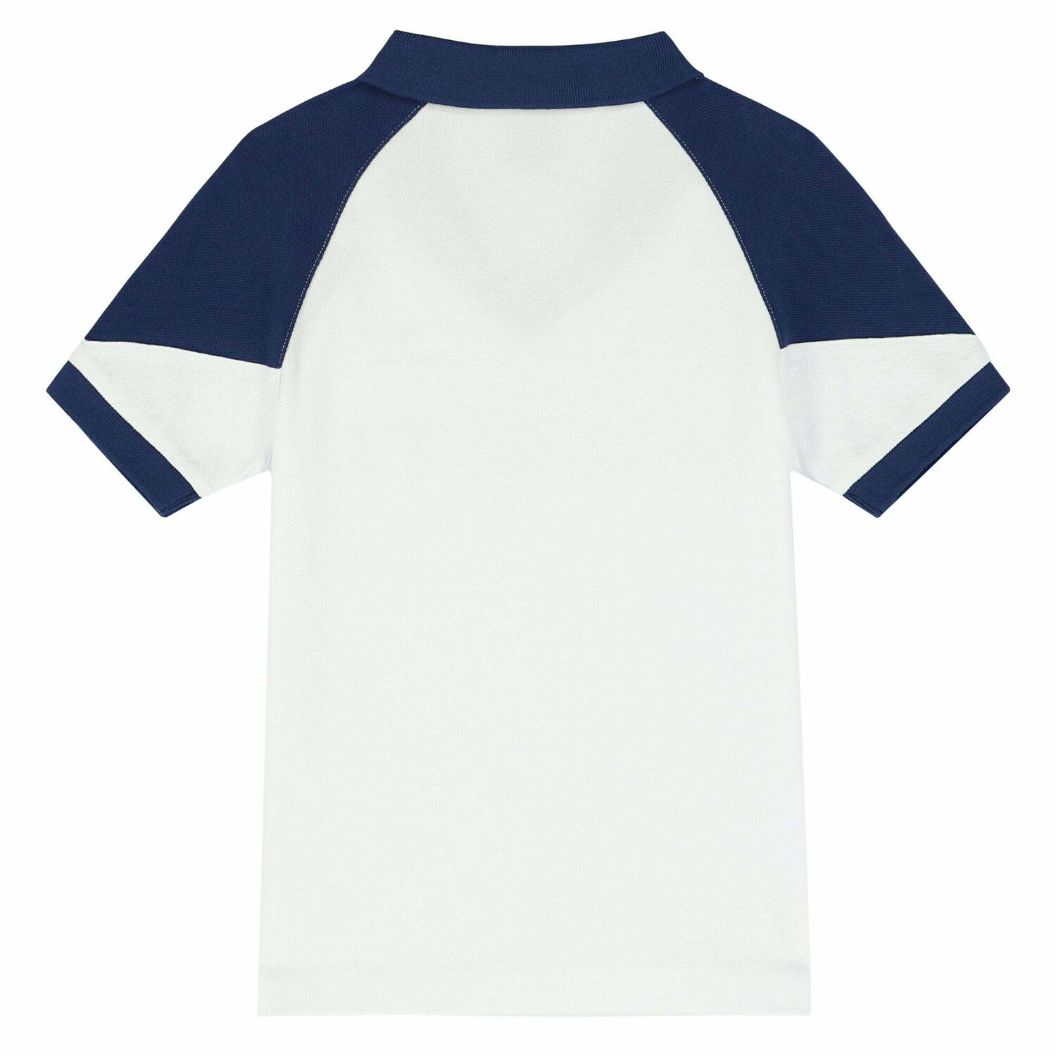 Boys White Logo Polo Shirt, 1, hi-res
