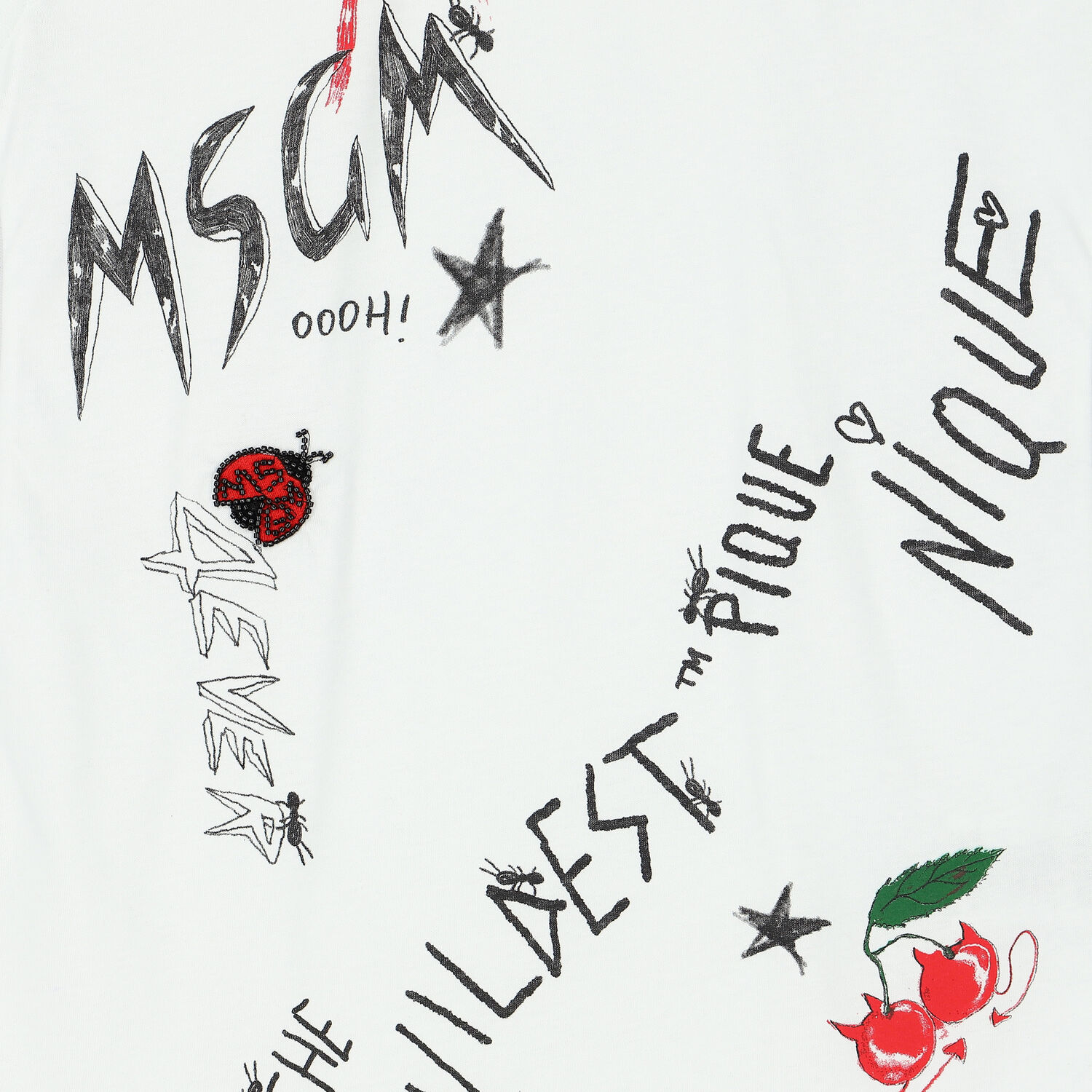 Girls White Logo Dress, 1, hi-res