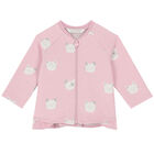 Baby Girls White & Pink 3 Piece Tracksuit, 1, hi-res