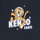 Younger Boys Navy Blue Tiger Logo Sweatshirt, 1, hi-res