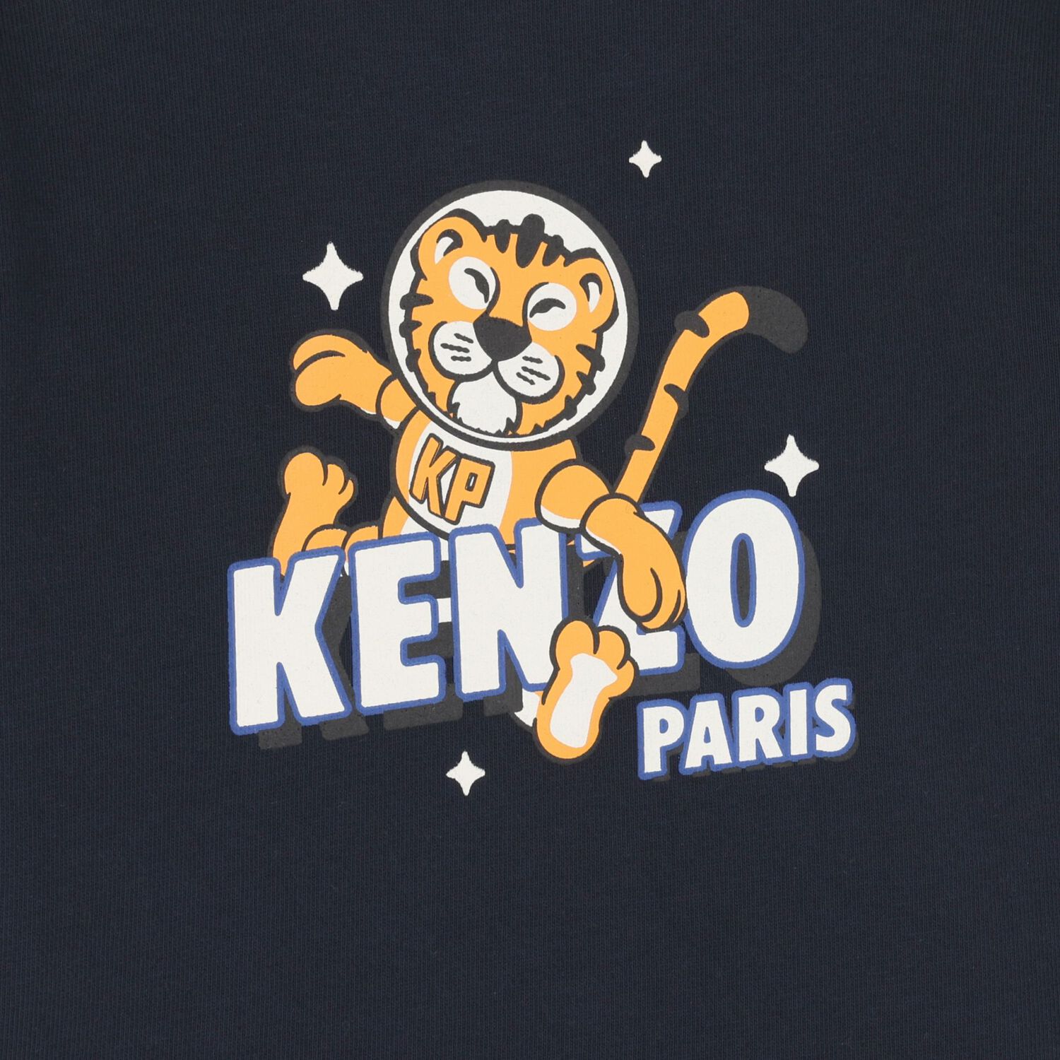 Younger Boys Navy Blue Tiger Logo Sweatshirt, 1, hi-res