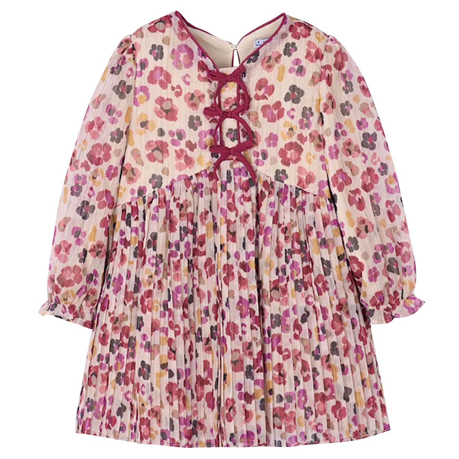 Girls Pink Floral Dress, 1, hi-res image number null