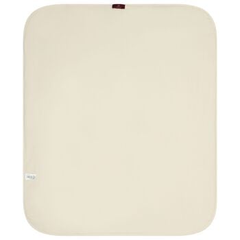 White & Beige Teddy Bear Baby Blanket