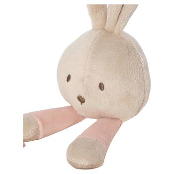 Baby Girls Ivory & Pink Teddy Bear Comforter
