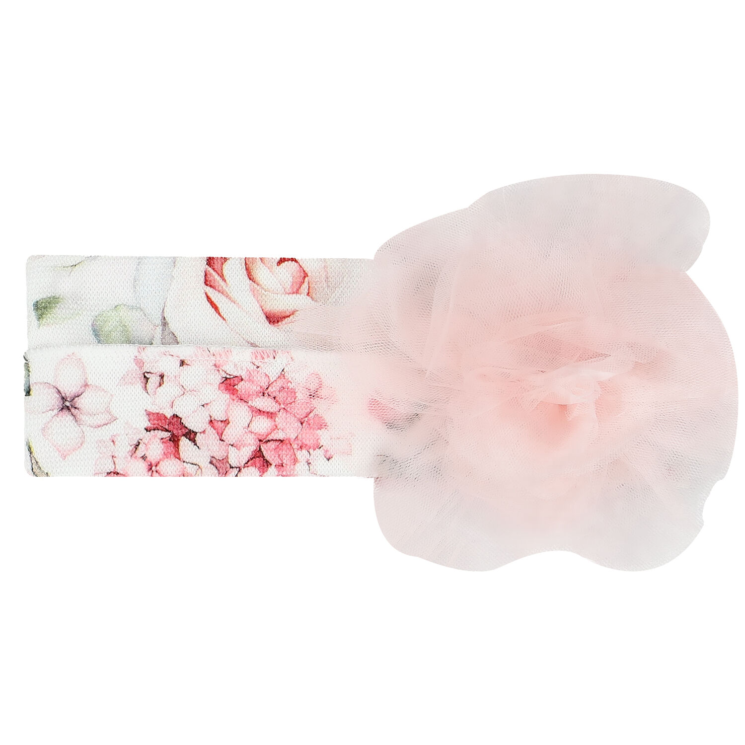 Baby Girls White Floral Headband, 2, hi-res