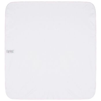 Baby Girls White & Pink Ready To Dance Blanket