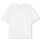 Girls Ivory Logo T-Shirt, 1, hi-res