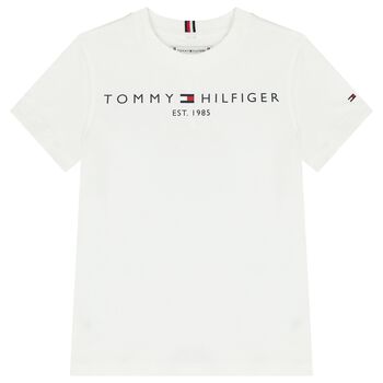 Boys White Logo T-Shirt