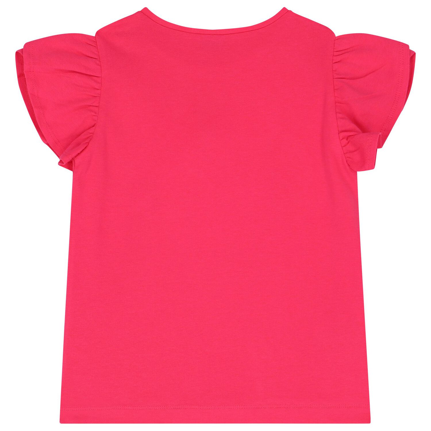 Girls Pink Flower & Bag T-Shirt, 1, hi-res