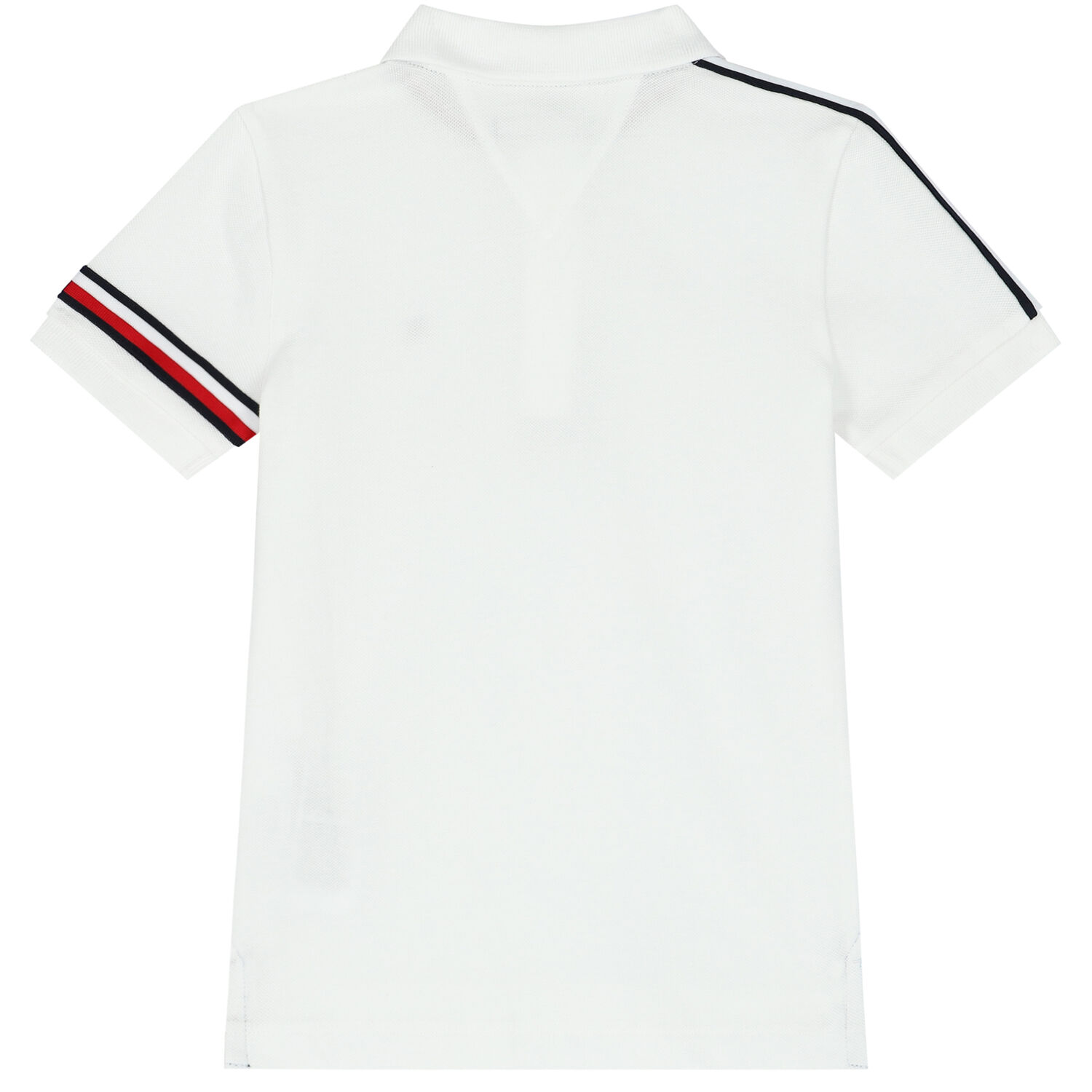 Boys White Logo Polo Shirt, 1, hi-res
