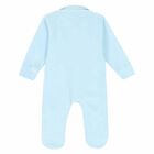 Baby Boys Blue Babygrow, 1, hi-res