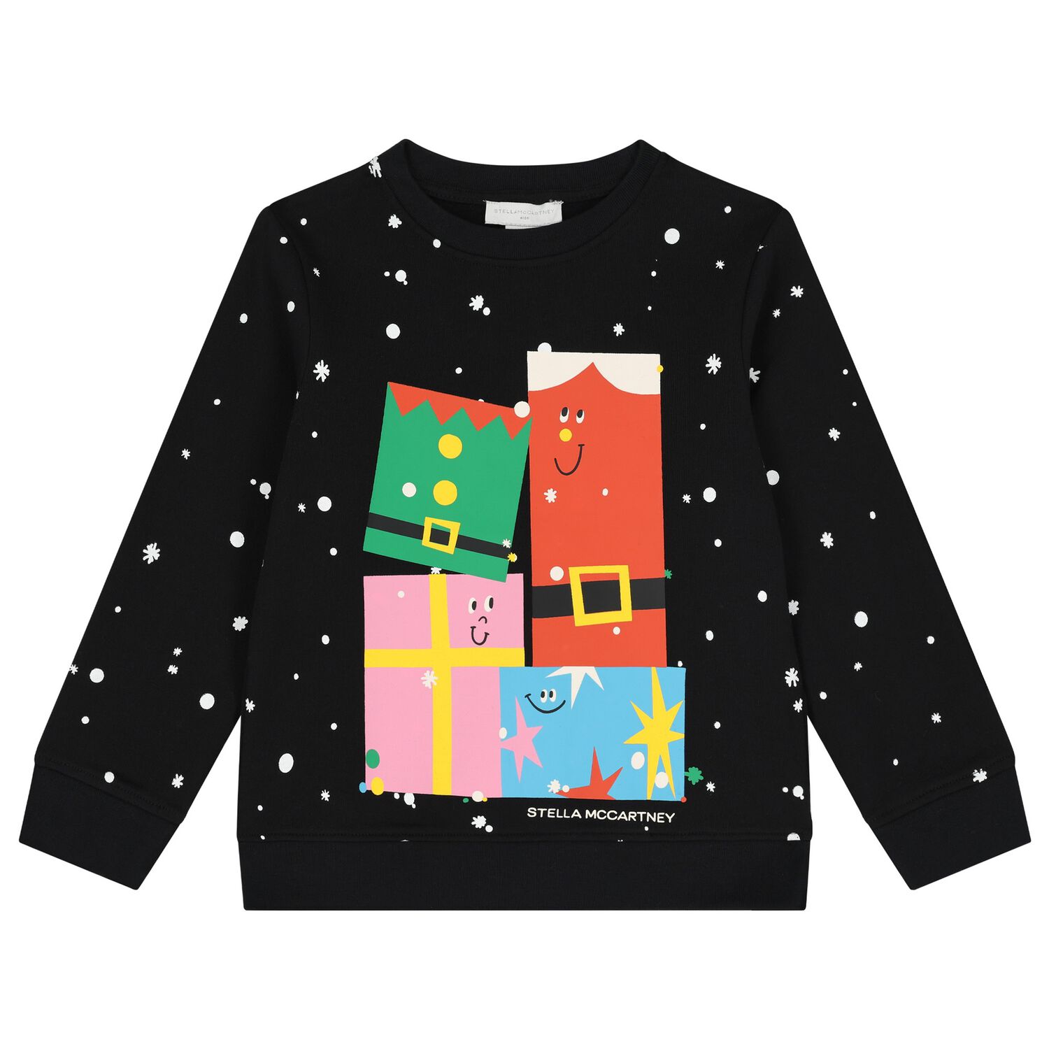 Girls Black Gifts Sweatshirt, 1, hi-res