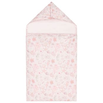 Baby Girls Pink Coral Shells Baby Nest
