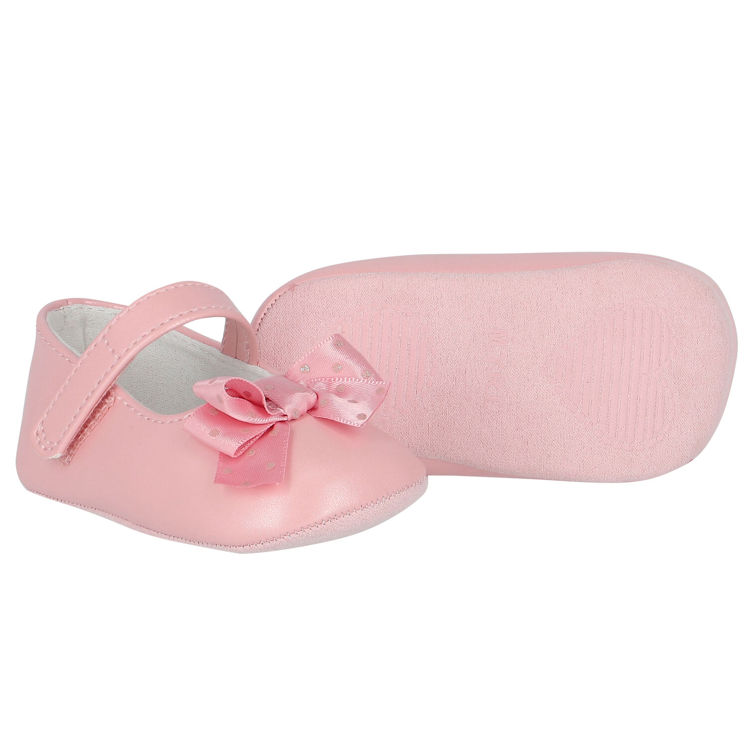 Baby Girls Pink Bow Pre Walker Shoes Set, 1, hi-res