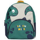 Younger Boys Green Dinosaur Backpack ( 27CM ), 1, hi-res