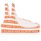 Girls White & Orange Striped Bikini, 1, hi-res