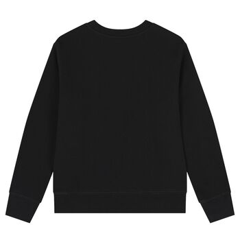 Boys Black Polo Bear Sweatshirt