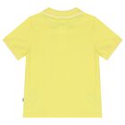 Younger Boys Yellow Logo Polo Shirt, 1, hi-res