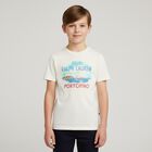 Boys White Portofino Print T-Shirt, 1, hi-res