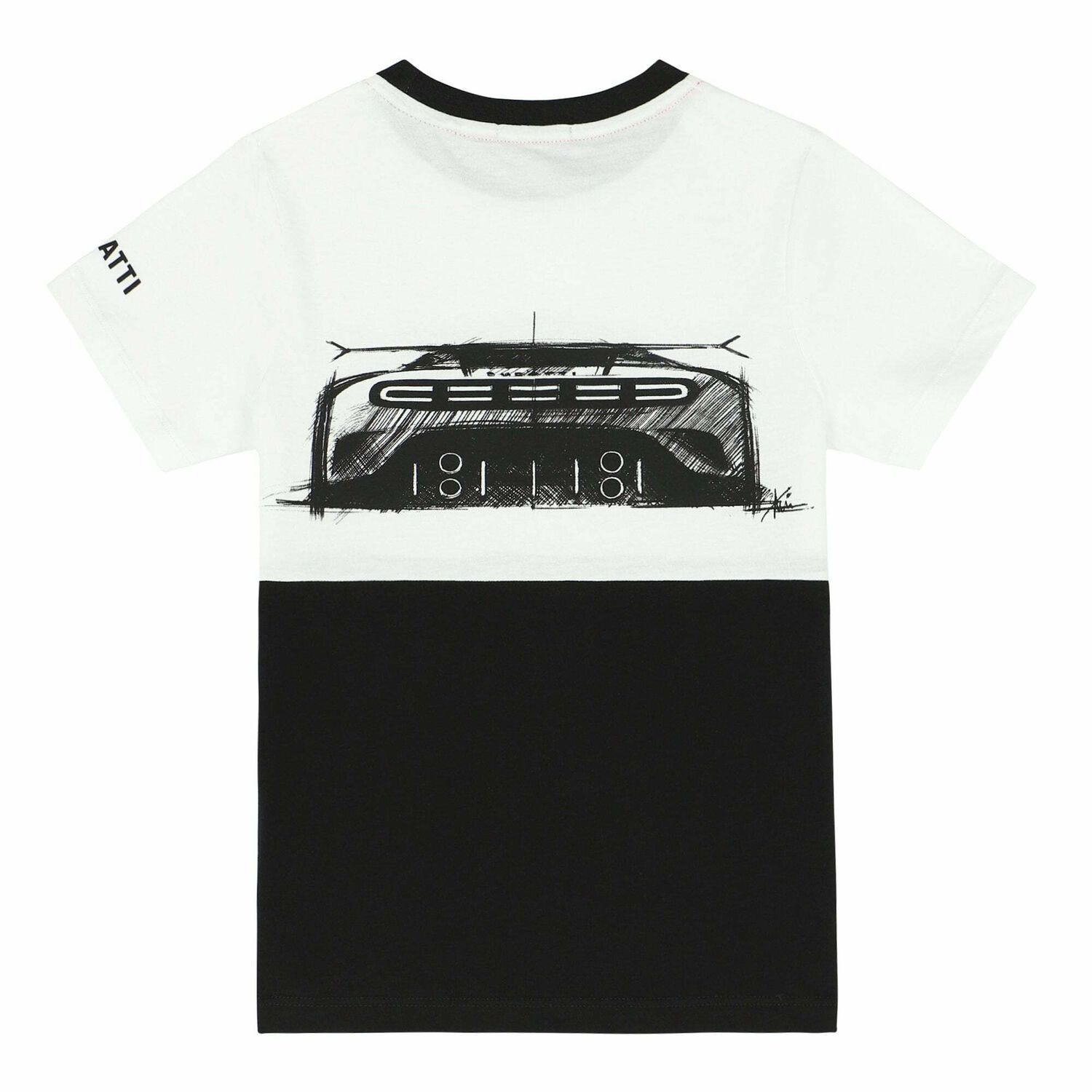 Boys White & Black Printed T-Shirt, 1, hi-res image number null