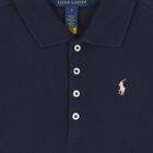 Girls Navy Blue Logo Polo Dress, 1, hi-res