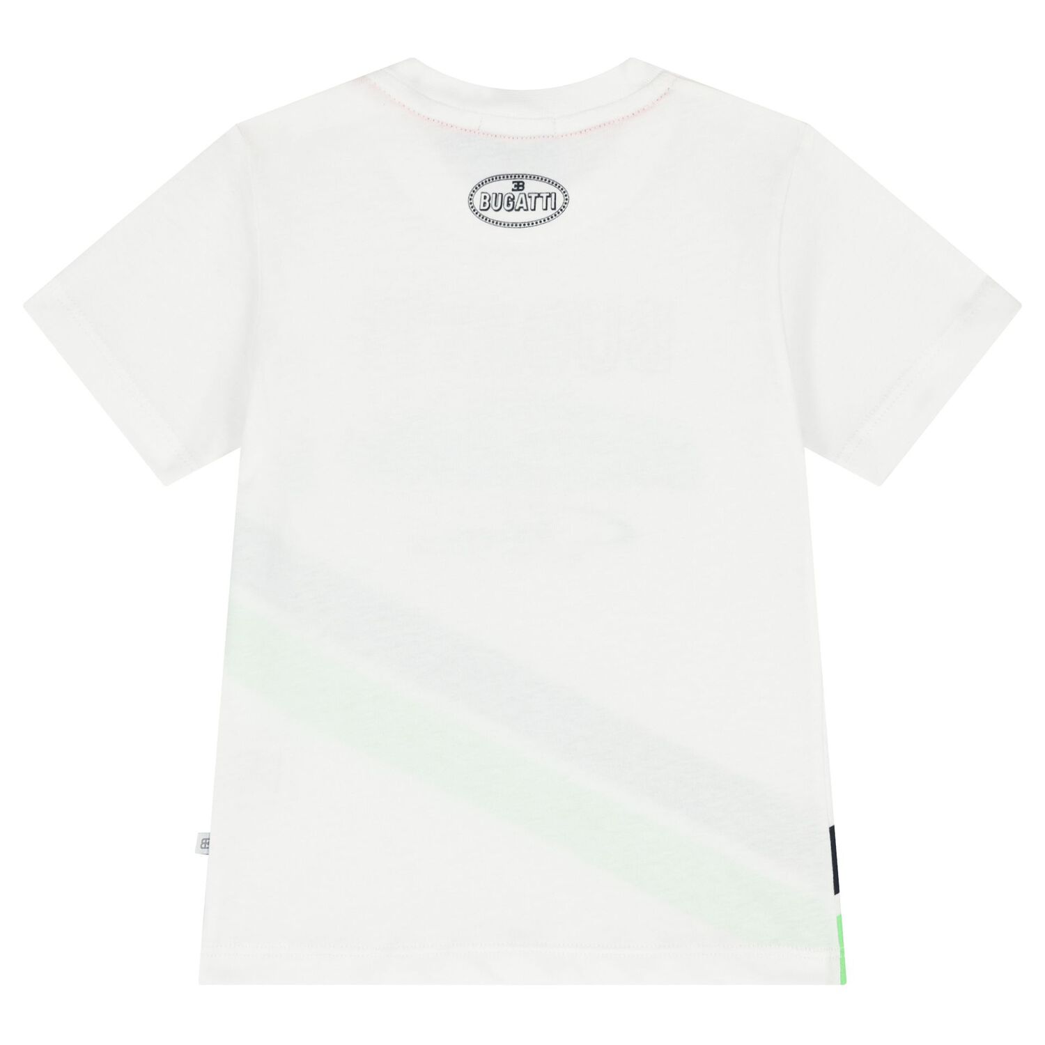 Younger Boys White Logo T-Shirt, 1, hi-res