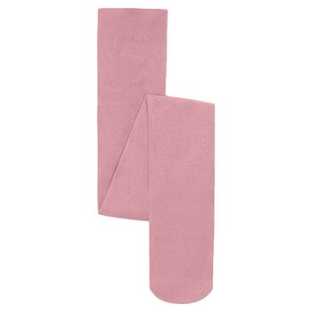 Girls Pink Knitted Tights